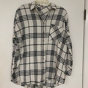 Free People SZ Small Button Down Top Long Sleeve